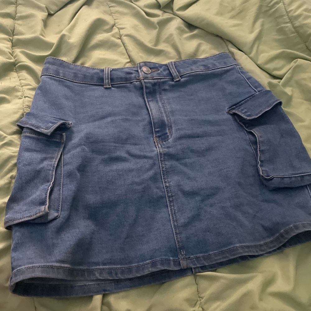 Urban Planet Blue Denim Mini Skirt